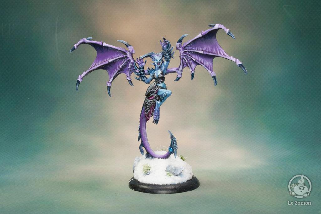 Hordes Legion of Everblight Used Angelius Heavy Warbeast Metal (U-B9S3